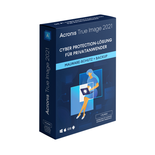 Acronis True Image 2021 1 PC Produktbox 