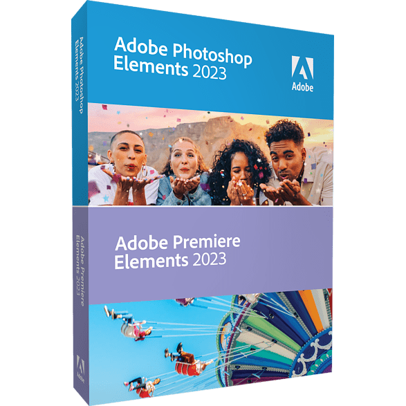 Adobe Photoshop & Premiere Elements 2023 Produktbox