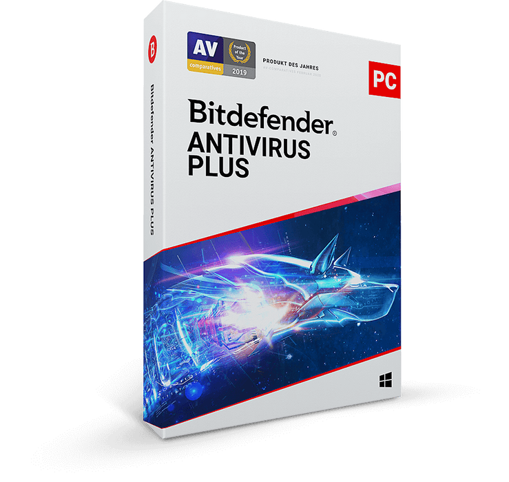 Bitdefender Antivirus Plus Produktbox